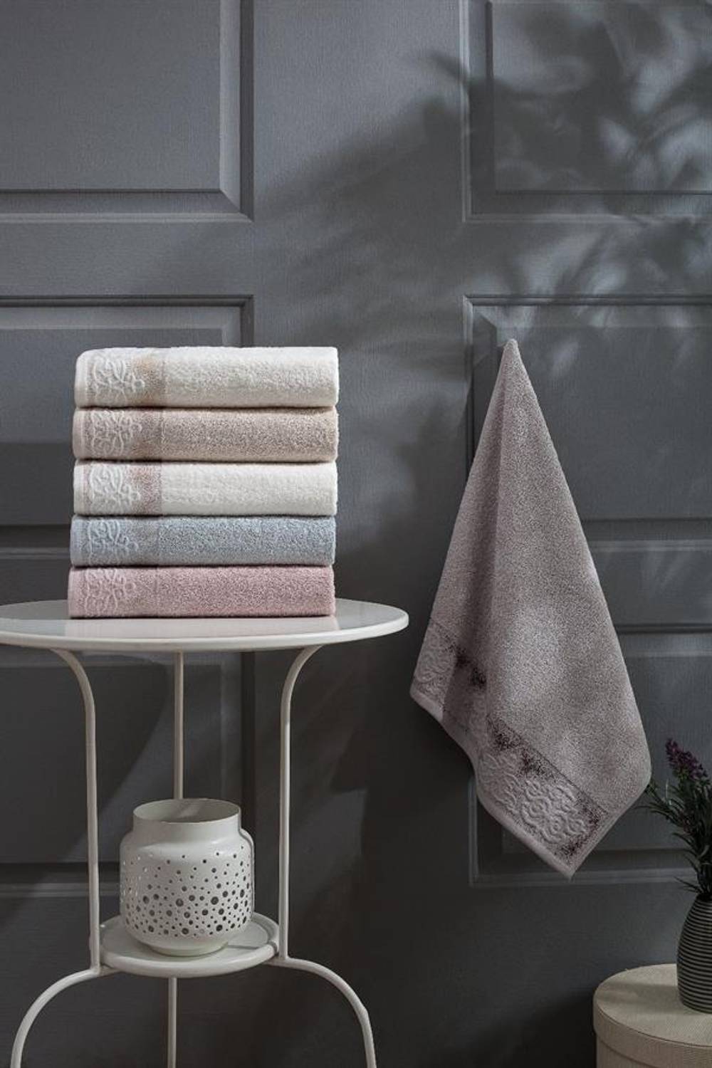 Комплект рушників Pupilla 6 шт 50x90 см з високою абсорбцією для обличчя та рук