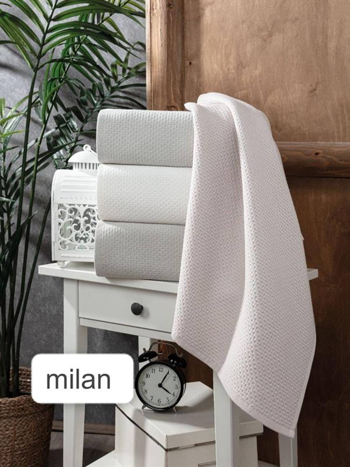 Набір з 4-х бавовняних рушників Pupilla Milan 40x60 см, чудова вбирання для обличчя та рук