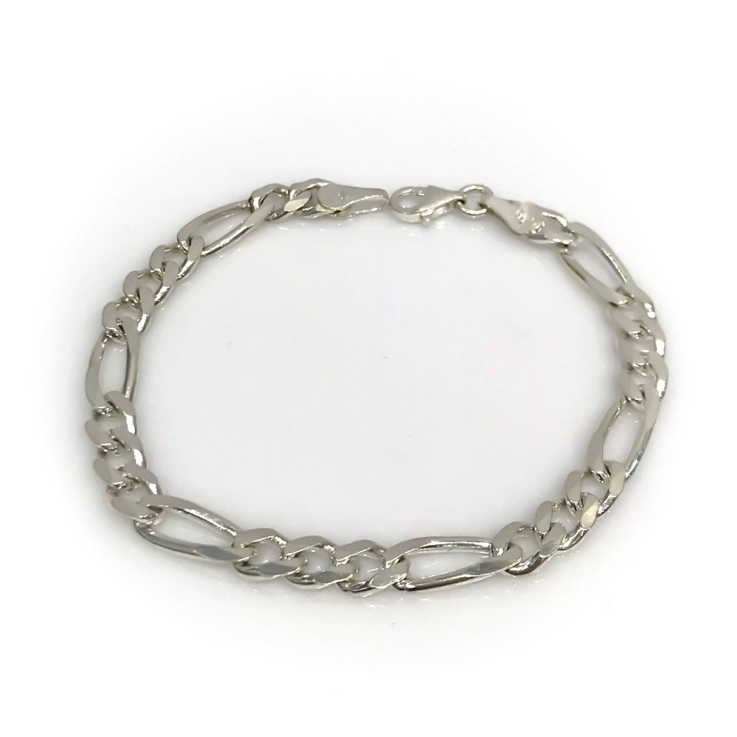 6 مم سوار فيجارو سميك من الفضة للرجال