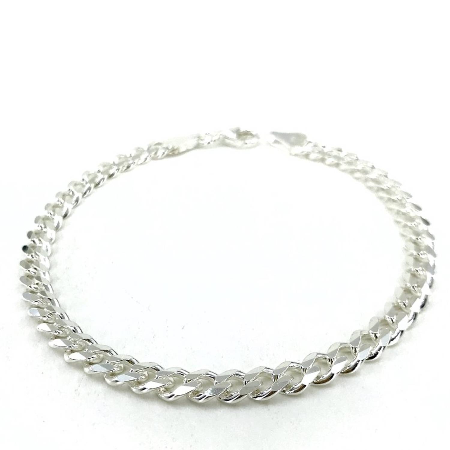 سميك جورميه 5 ملم سوار رجالي فضي كلاسيكي