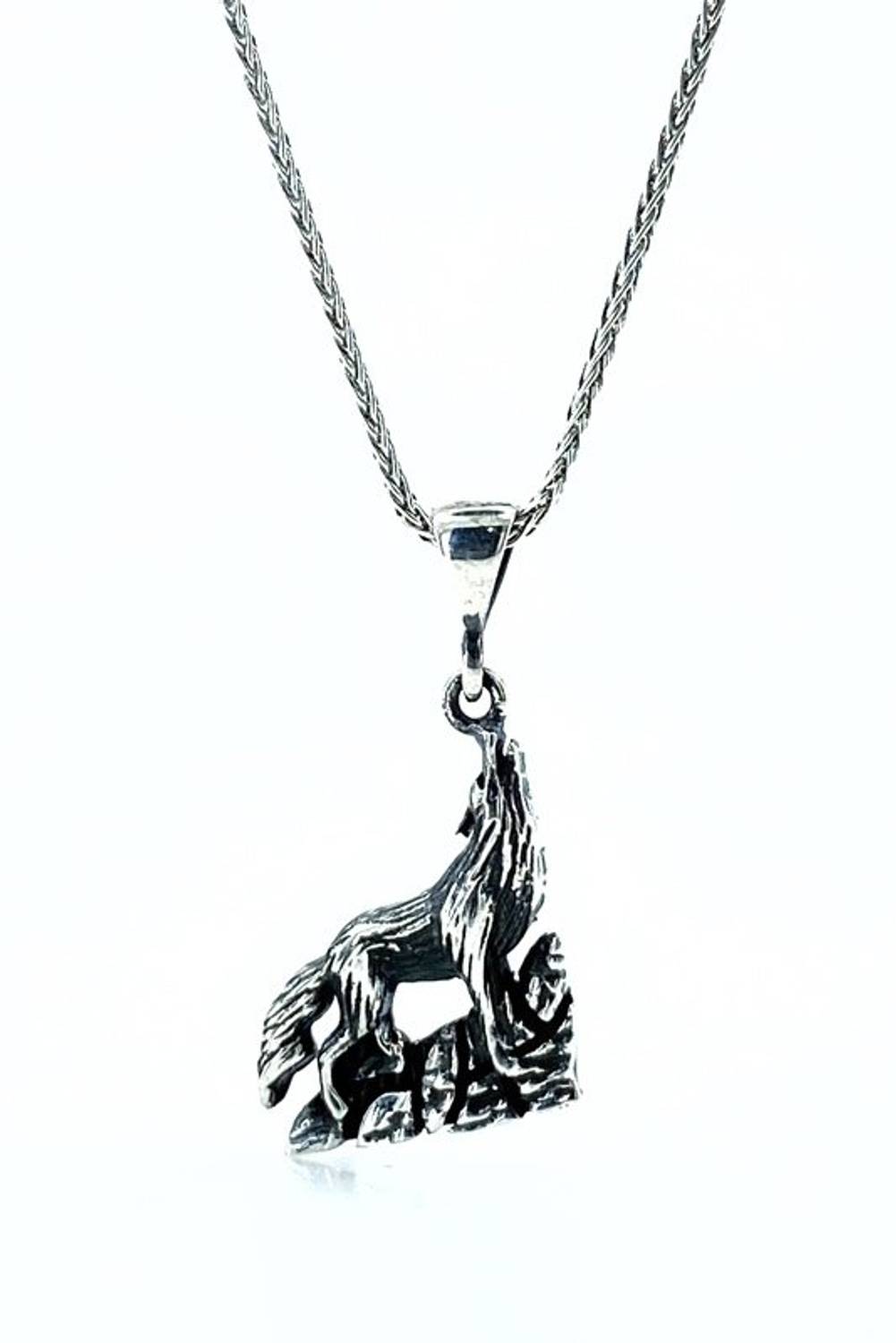 60 cm Long Silver Chain Bozkurt Silver Necklace