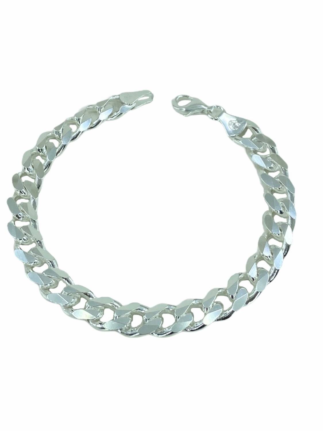 10 mm Gourmet Thick Sport Quality 925 Sterling Silver Bracelet
