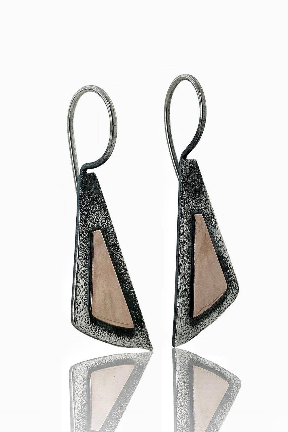 Simple Handmade Design 925 Sterling Silver Earrings Without Stones