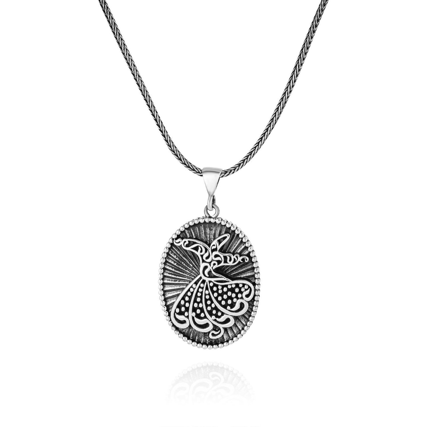 К necklace Mevlana 60 см з 925-ї срібної фурнітури без каменів, високоякісне українське виробництво