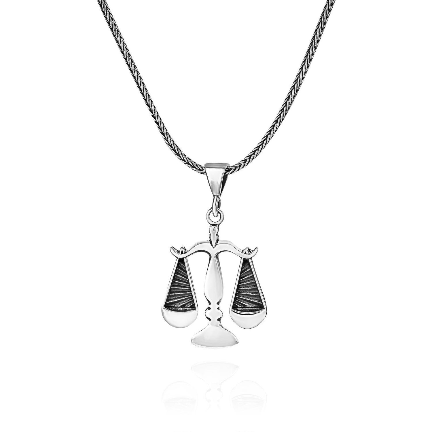 Scales of Justice 60 cm 925 Sterling Silver Necklace