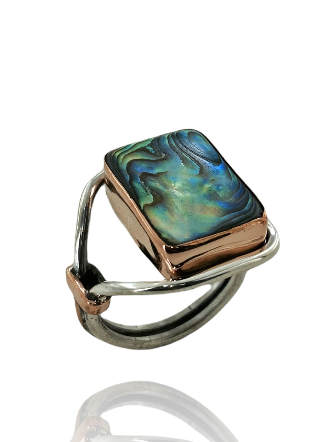 Natural Ocean Pearl Special Hand Made 925 Sterling Silver Ring