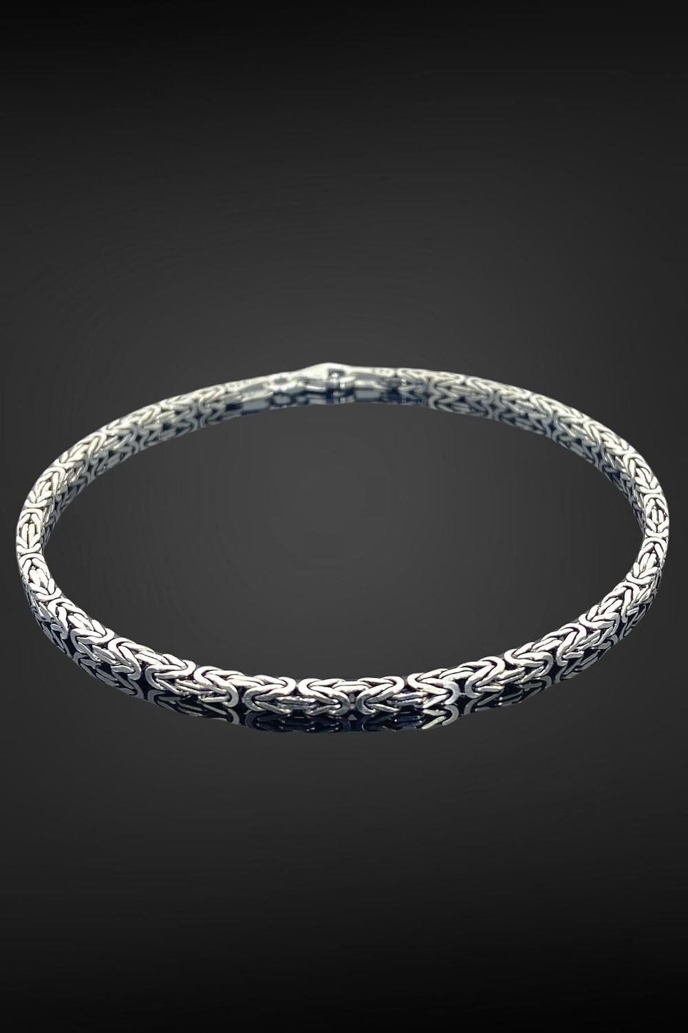 سلسلة الملك 7 غرام 21 سم 2.30 مم سوار 925 رجالي من الفضة