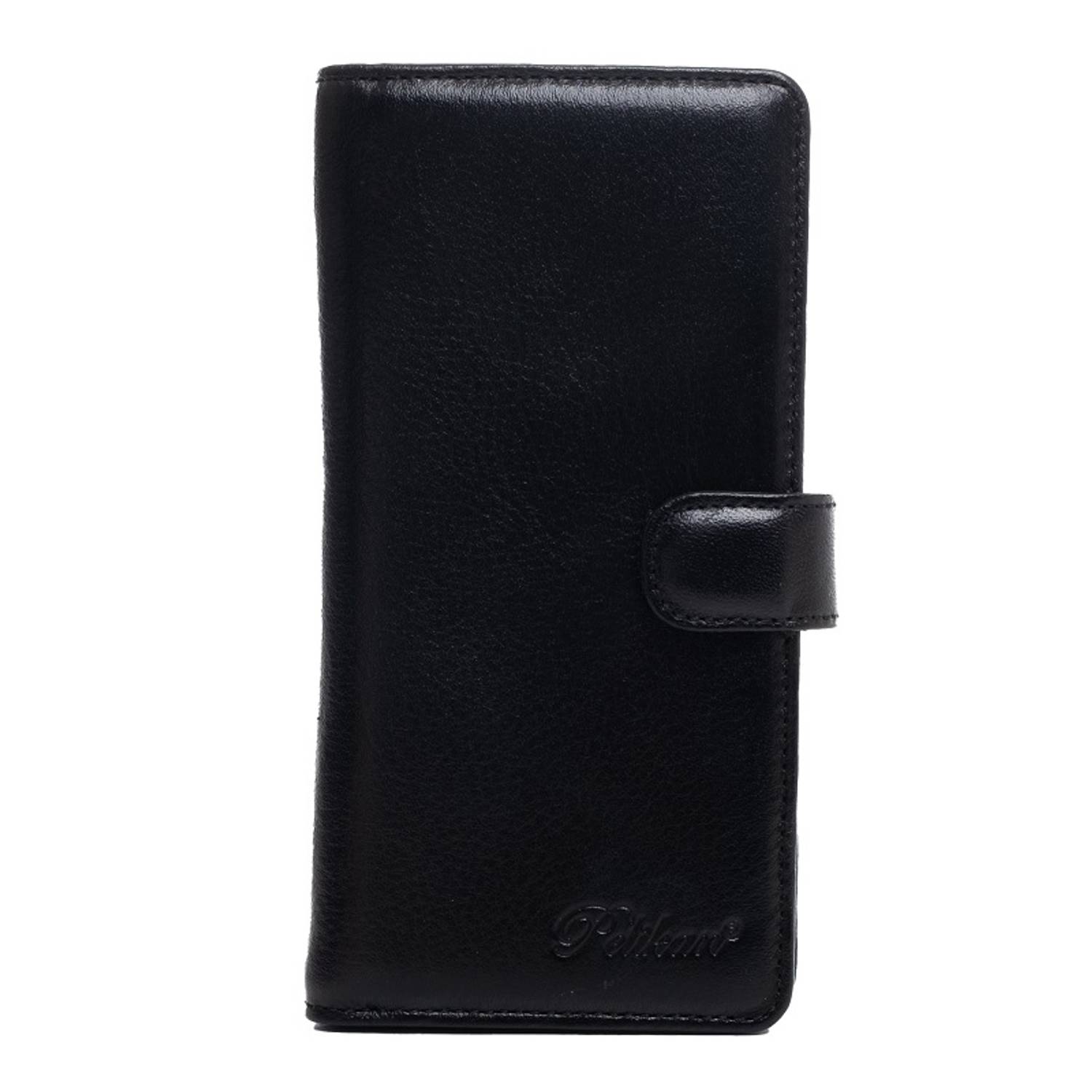 PEL-AT176K PELICAN LEATHER LUXURY PHONE CASE & WALLET (BLACK)