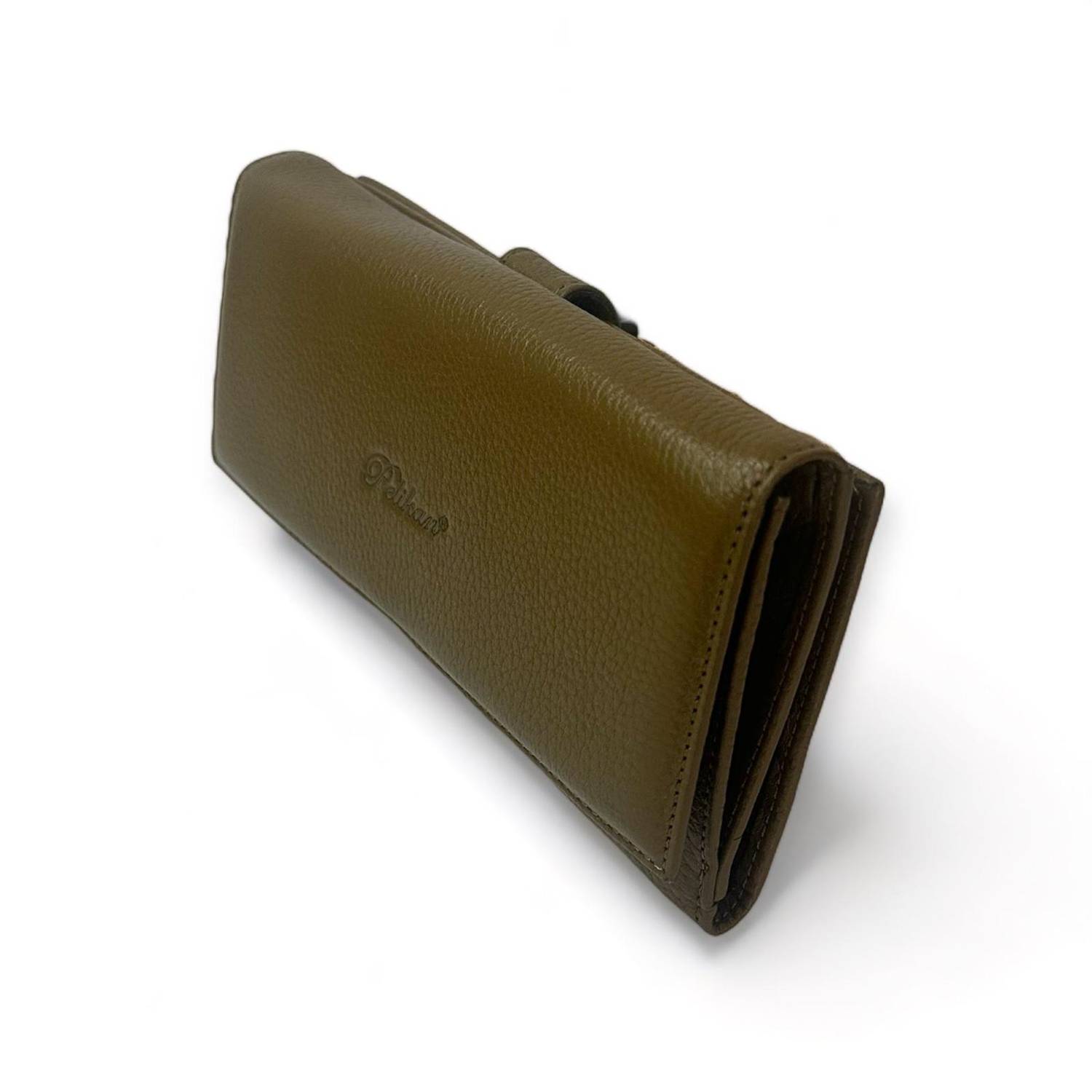 PEL-AT464 PELIKAN LEATHER WOMEN'S WALLET (GREEN)