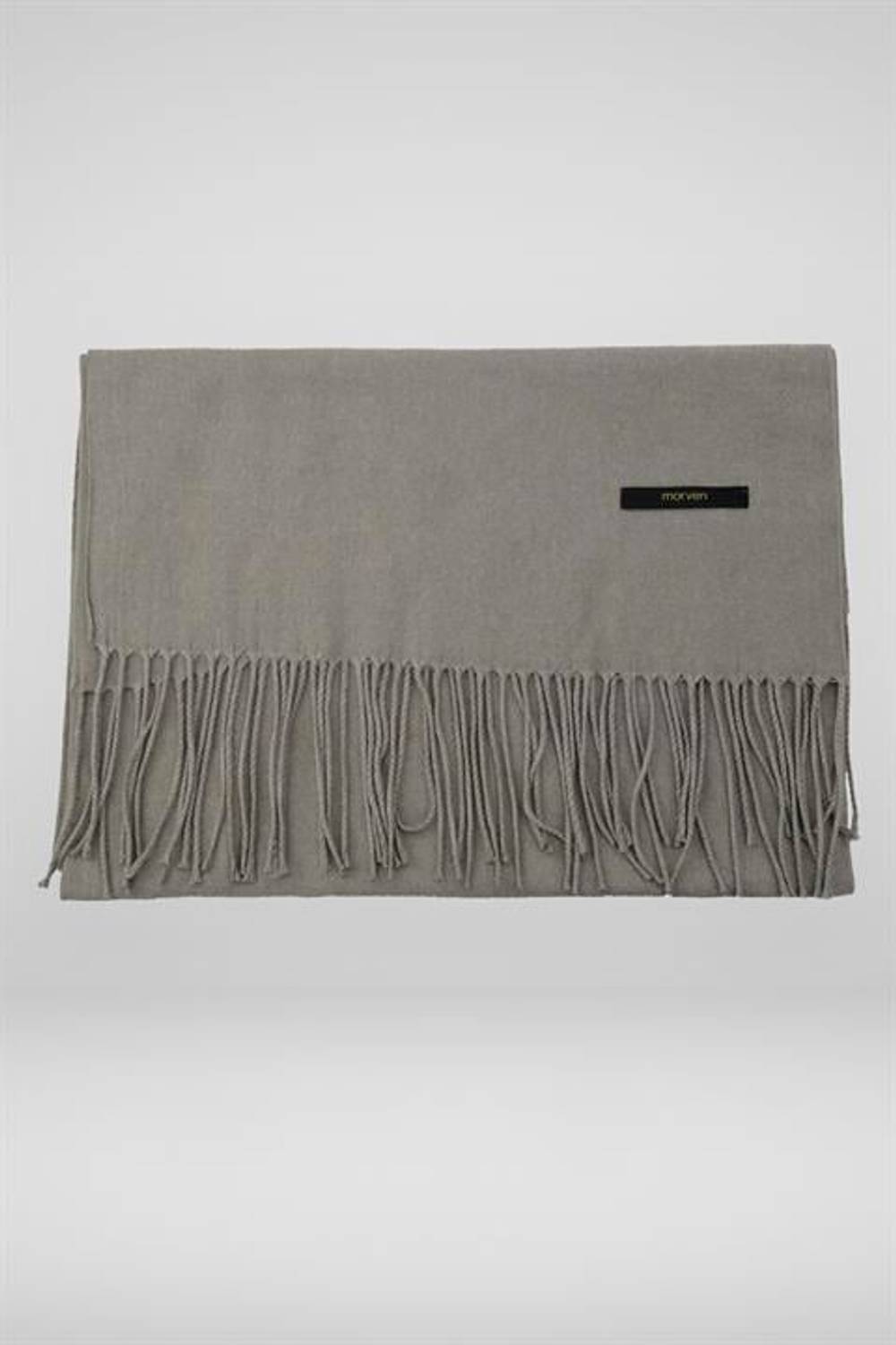 Morven Men's Gray Double-Sided Scarf