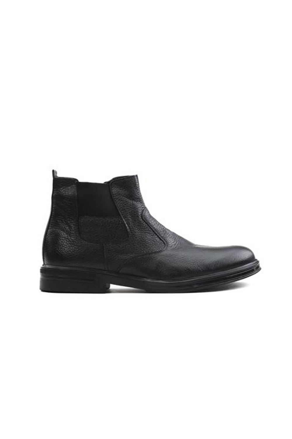 Morven Men's Black Casual Zippered Chester Ankle Boots