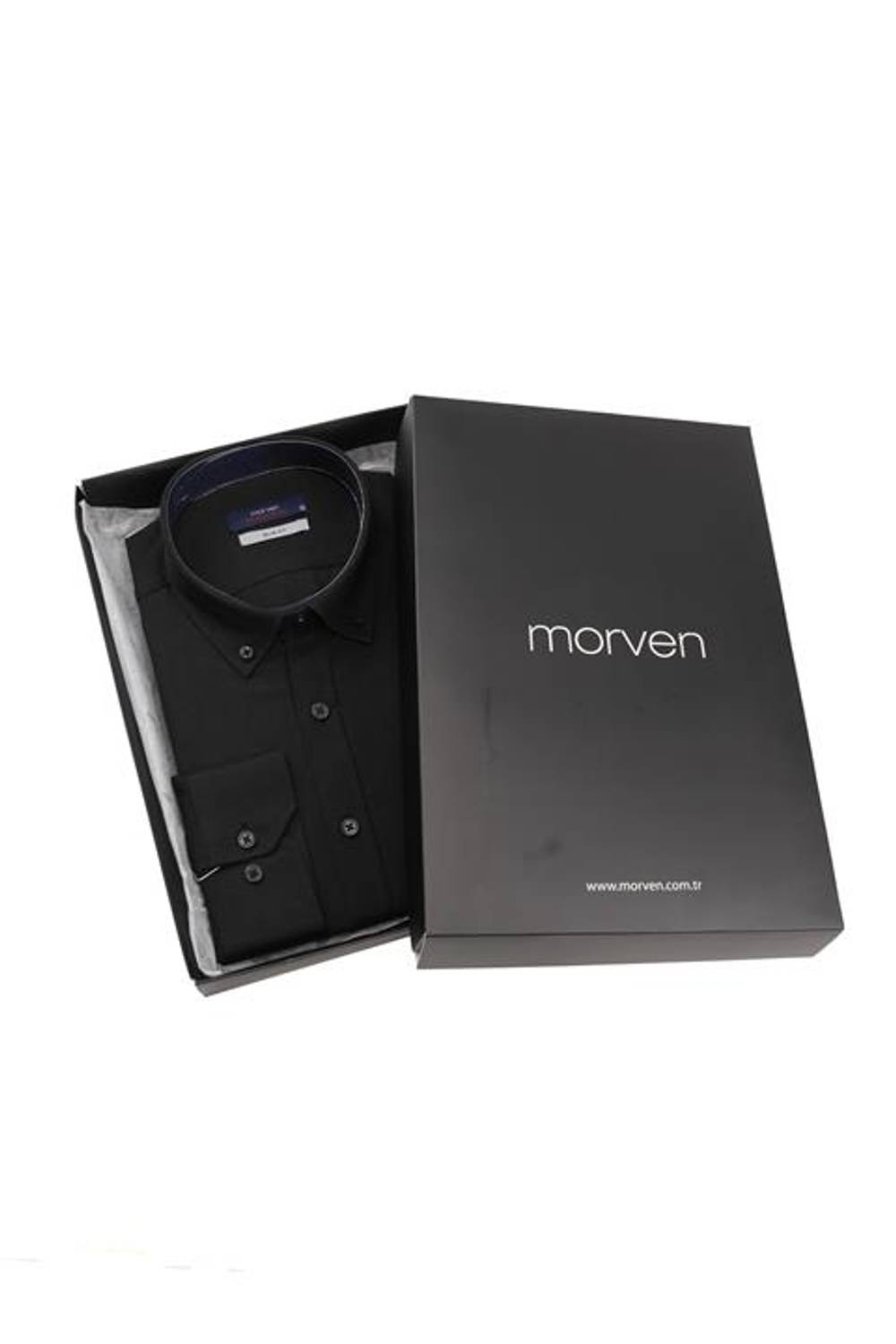 Slim Fit Düğmeli Yaka Oxford Kolay Ütülenebilir Pamuklu HEDİYE KUTULU Uzun Kollu Gömlek