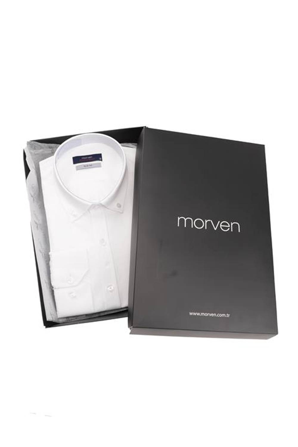 Slim Fit Düğmeli Yaka Oxford Kolay Ütülenebilir Pamuklu HEDİYE KUTULU Uzun Kollu Gömlek