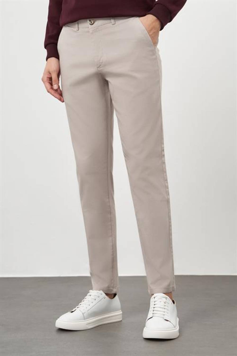 Morven Erkek Taş Chino Dynamik Fit Pantolon