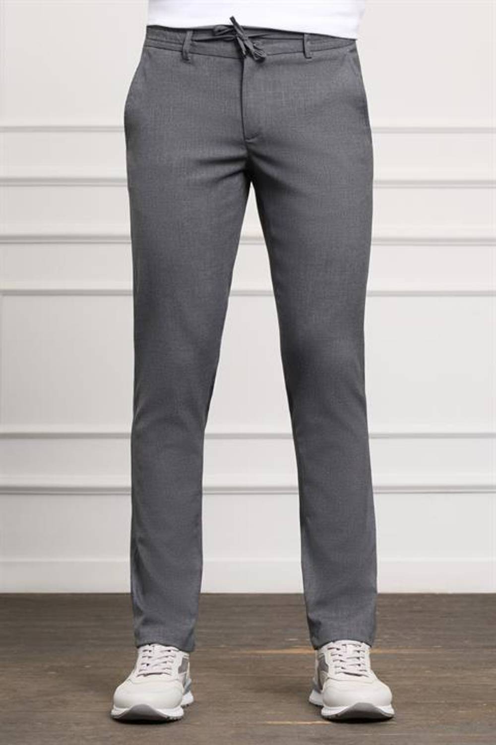Morven Erkek Gri Slim Fit Jogger Pantolon