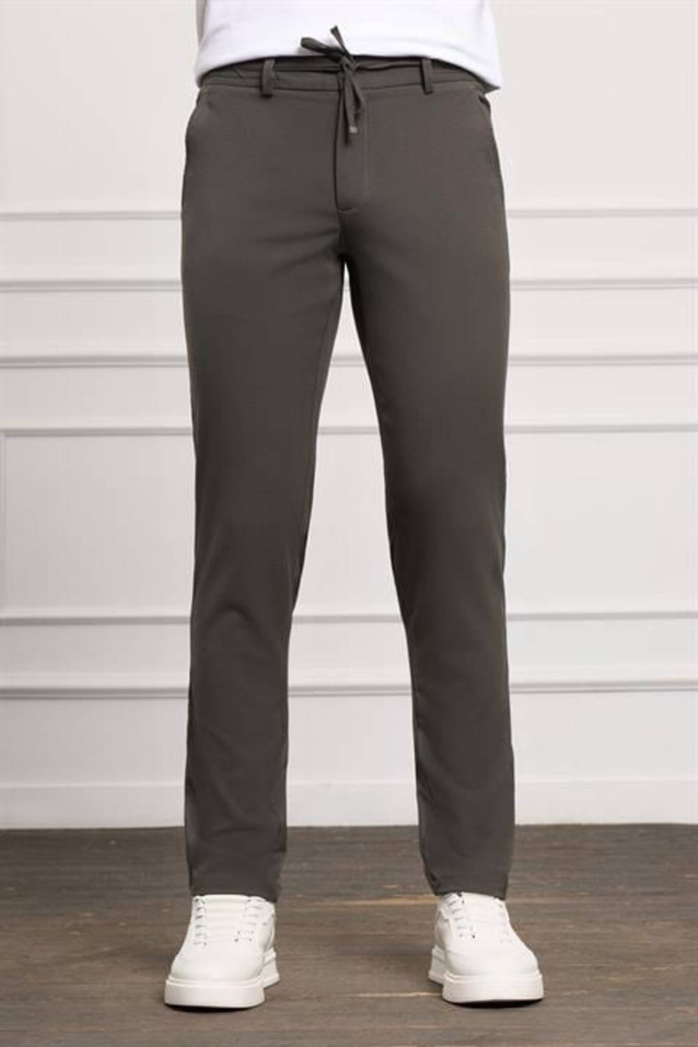 Morven Erkek Haki Slim Fit Jogger Pantolon