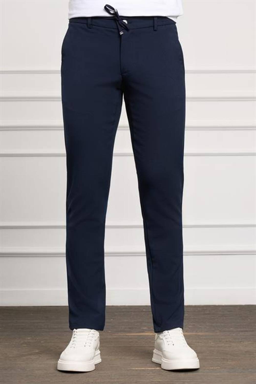 Morven Erkek Lacivert Slim Fit Jogger Pantolon