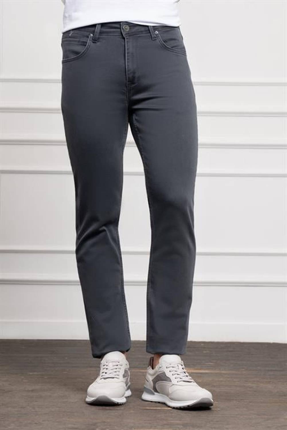 Morven Erkek Füme Mevsimlik Pamuk 5 Cep Dynamic Fit Jean Pantolon