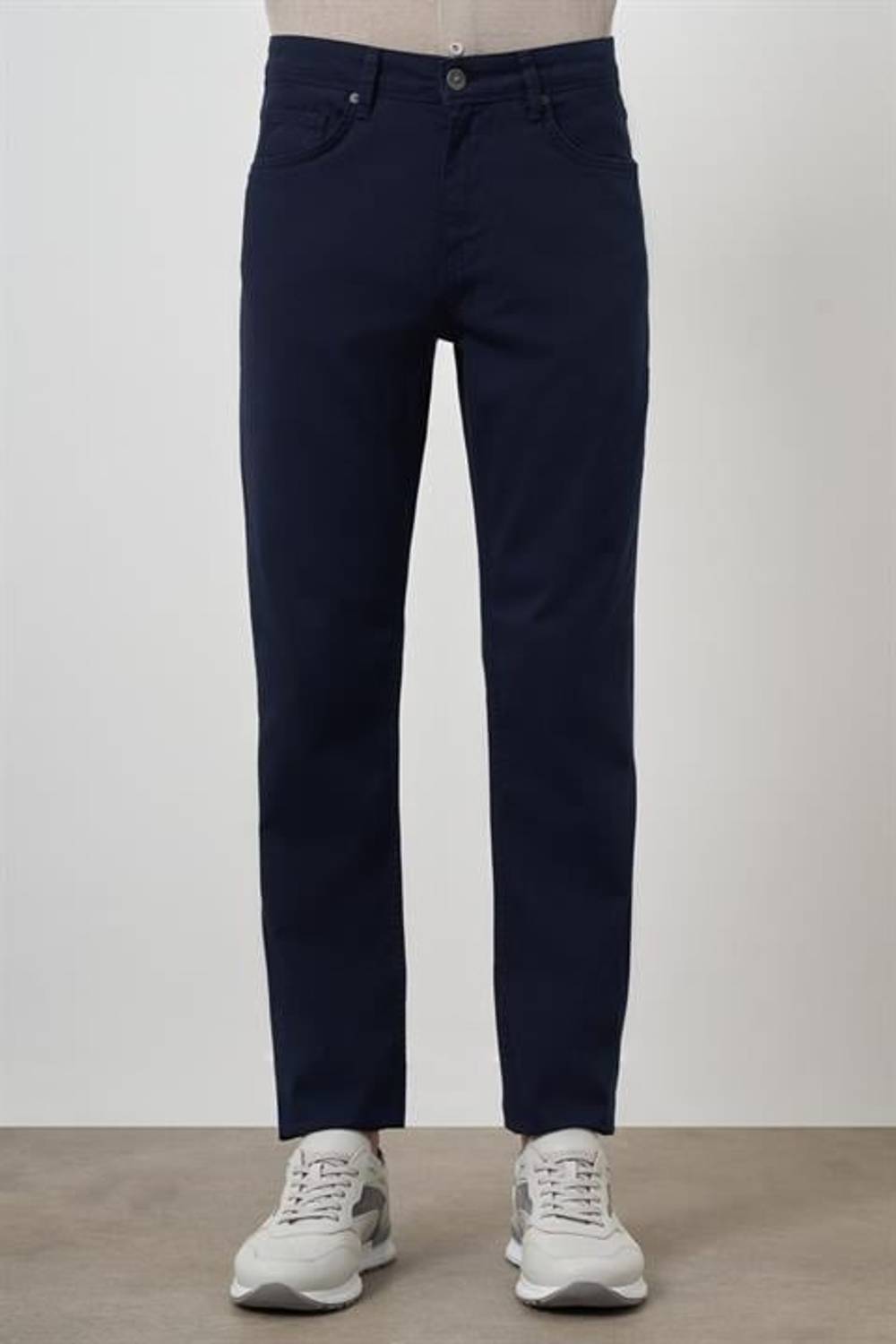 Morven Erkek Lacivert Pamuk 5 Cep Dynamic Fit Jean Kot Pantolon