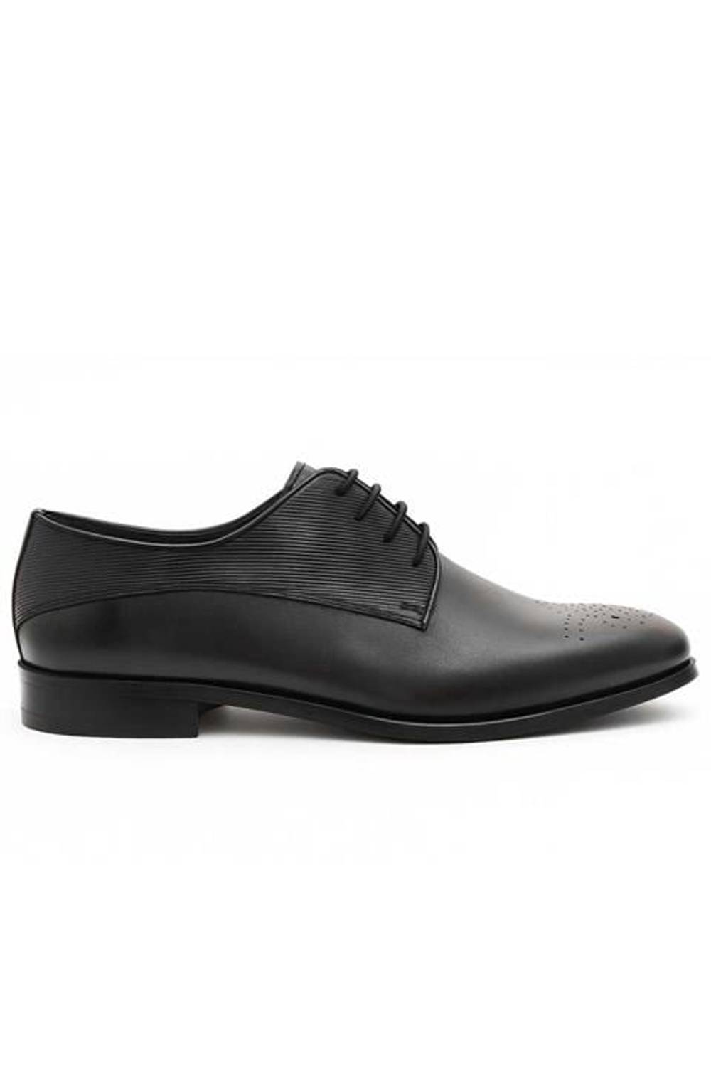 Morven Erkek Siyah Classic Analin Neolit Taban Ayakabı