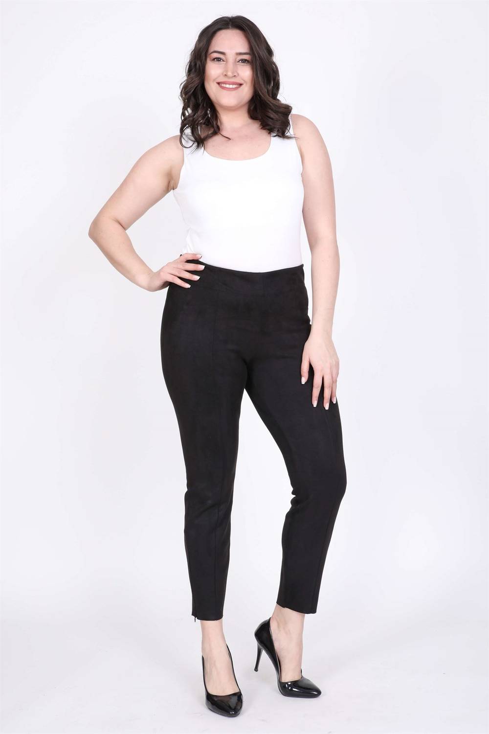 Suede Leggings Pants