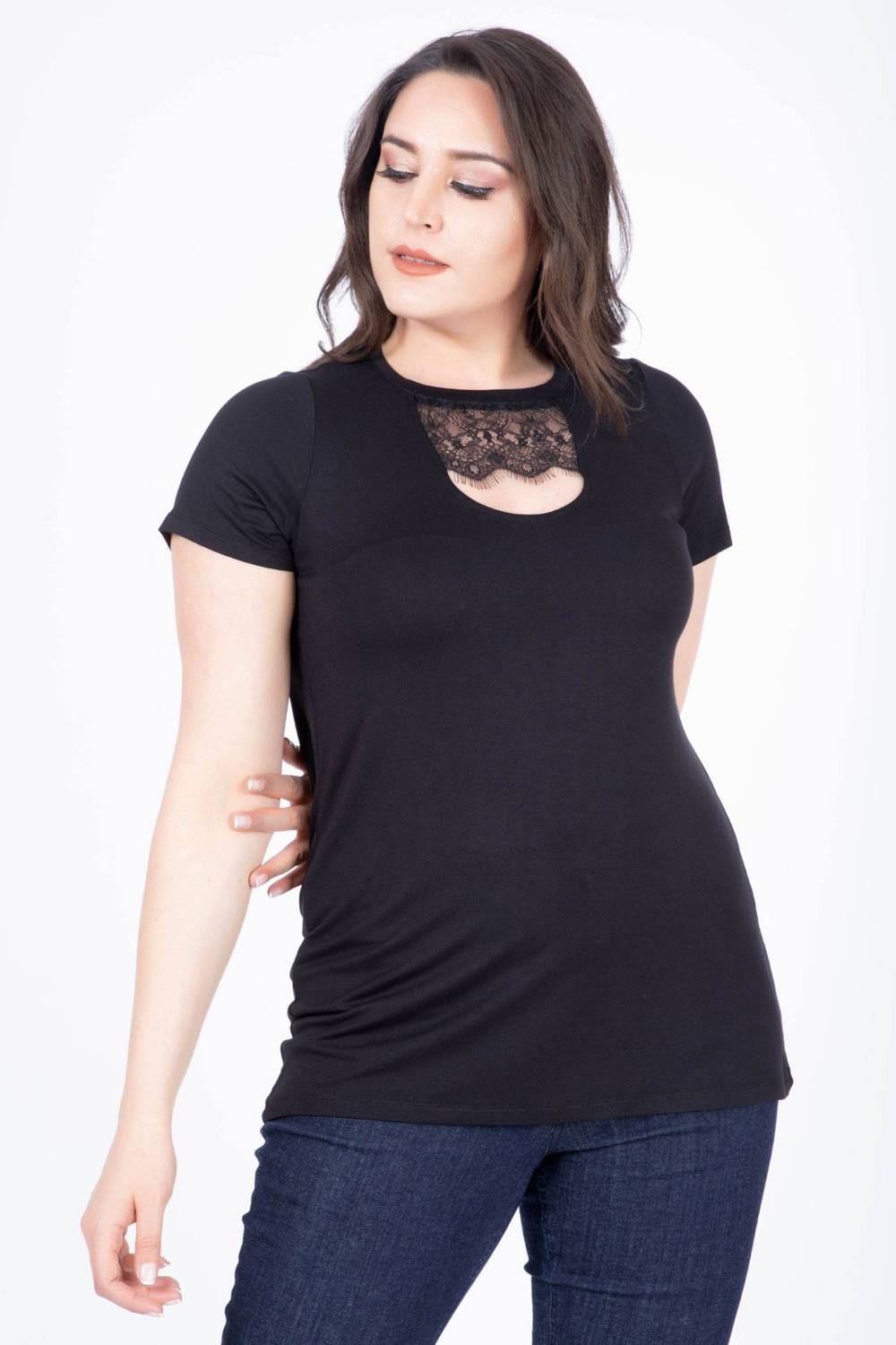 Lace Detailed T-Shirt