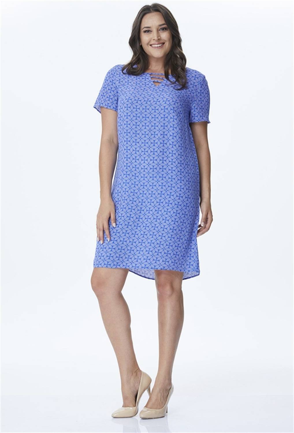 Yaka Detaylı Elbise