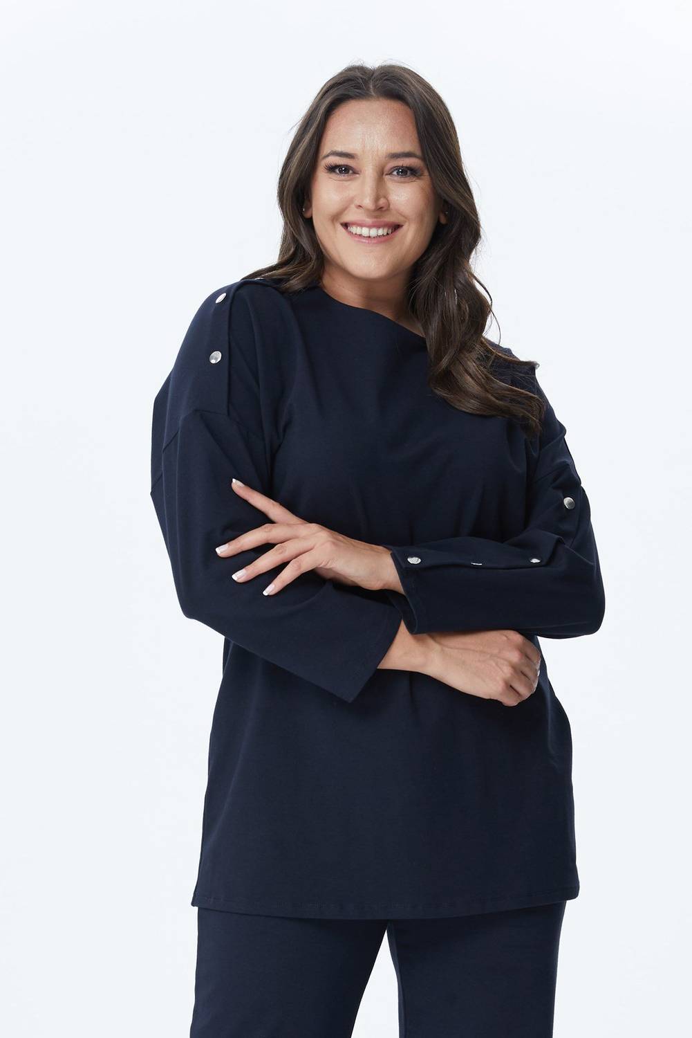 Snap Detailed Blouse