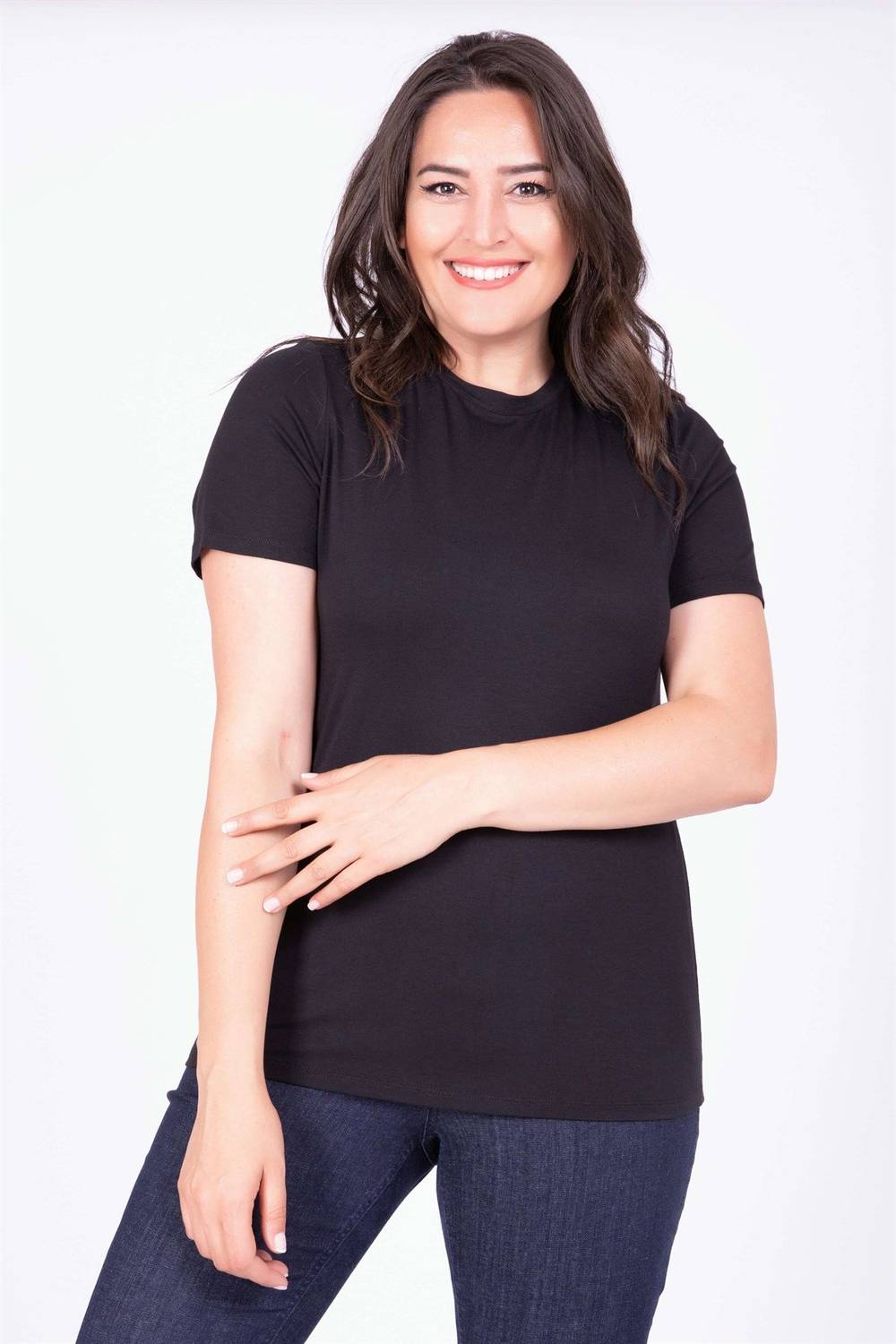 Zero Collar Basic T-Shirt