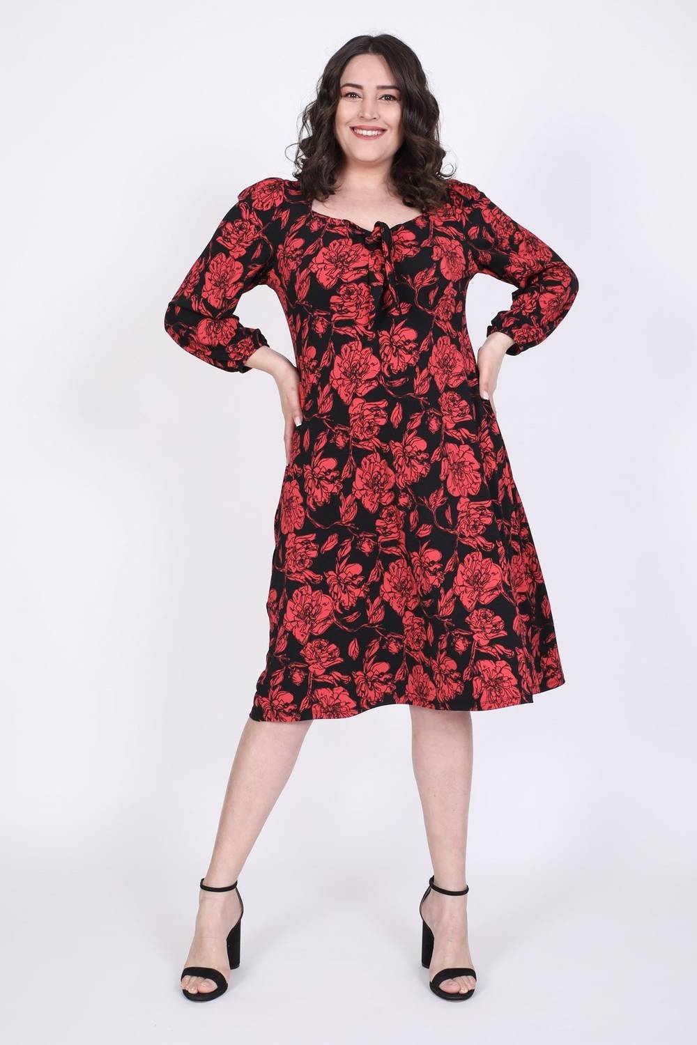 Damla Yaka Prenses Kol Elbise