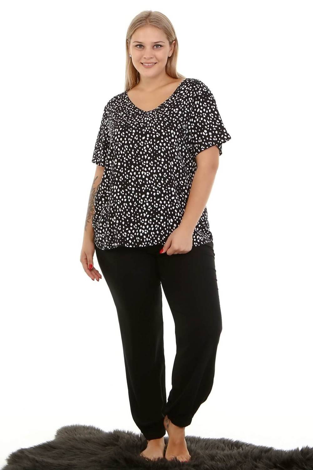 Home Comfort Elastic Pajama Set