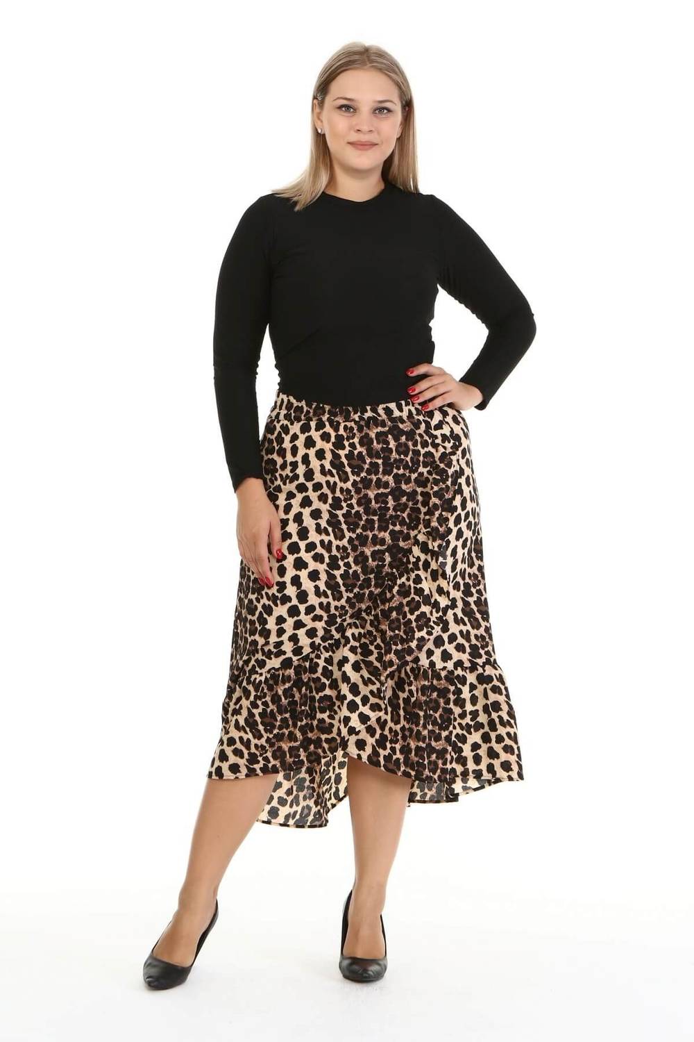 Fırfırlı Uzun Etek