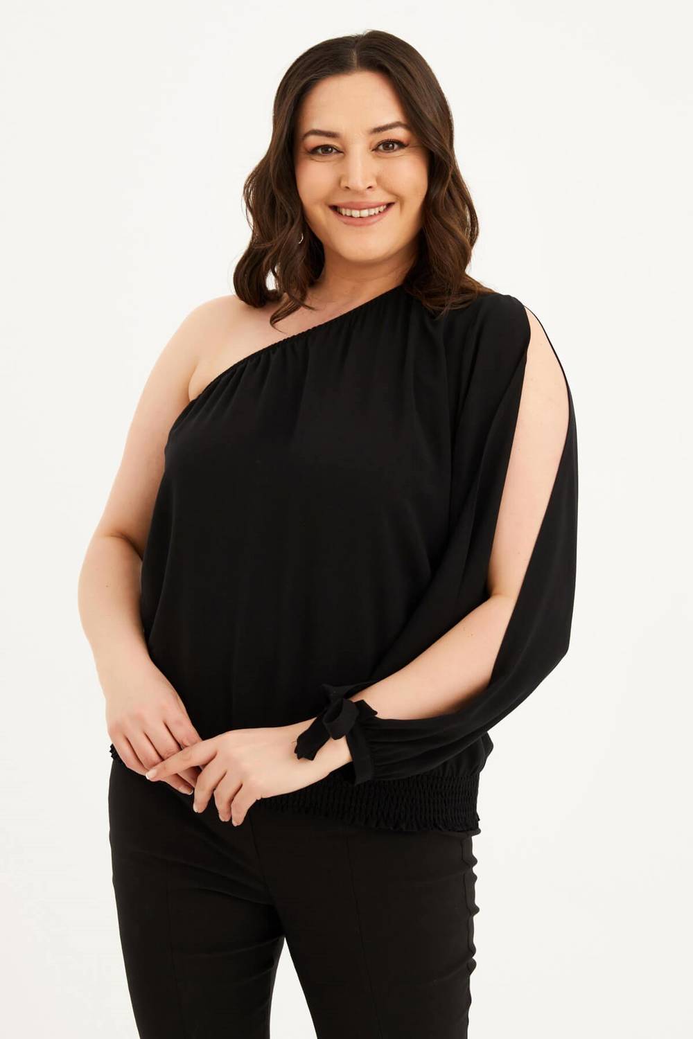 Sleeve Slit Gipeli Blouse