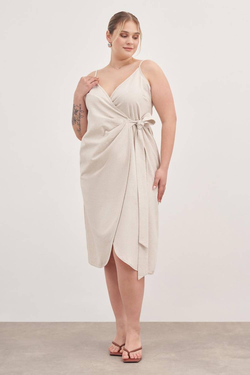 Keten Anvelop Elbise