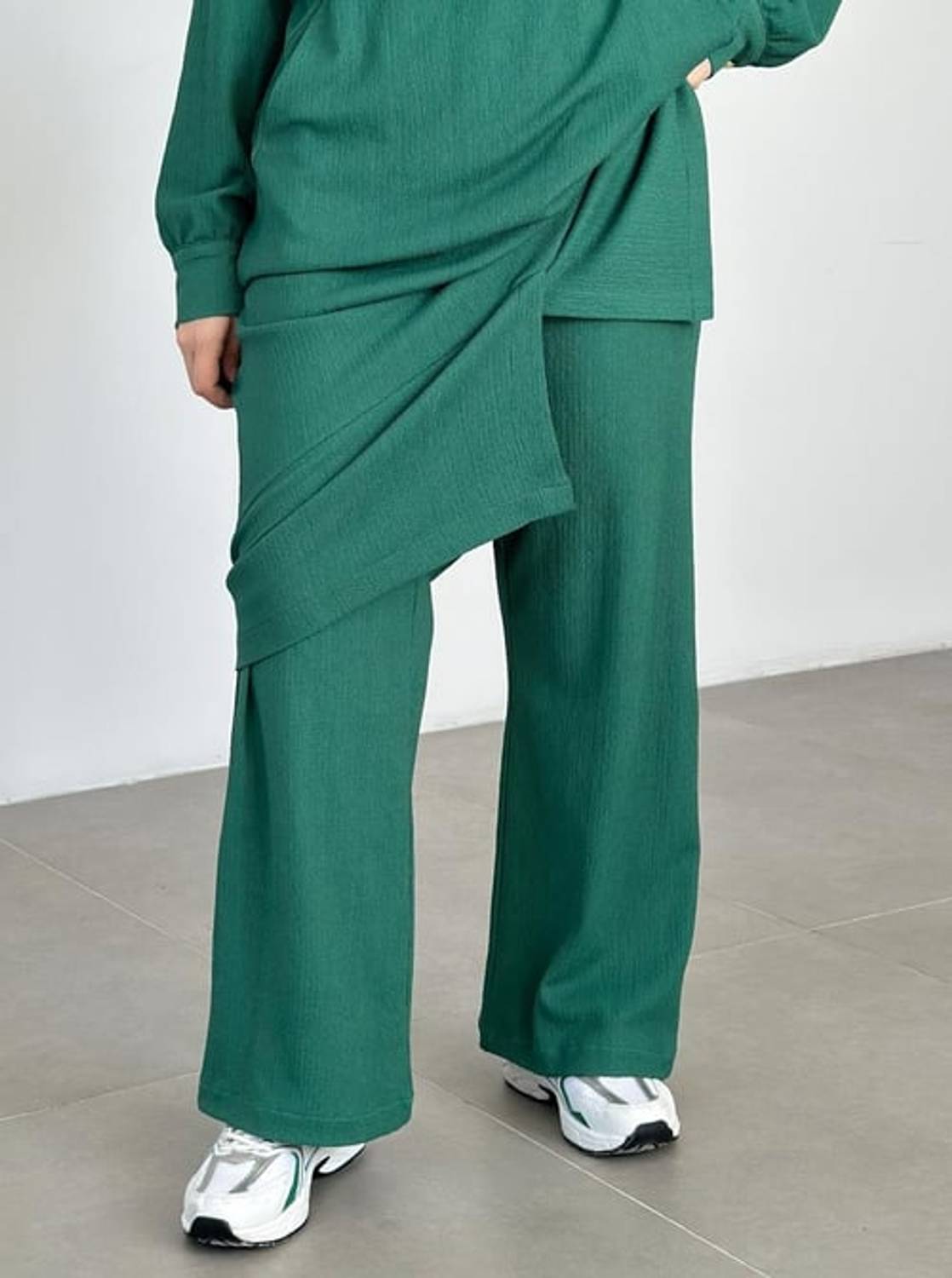 Bürümcük Fabric Green Pants - Available in multiple sizes, stylish and comfortable for everyday wear