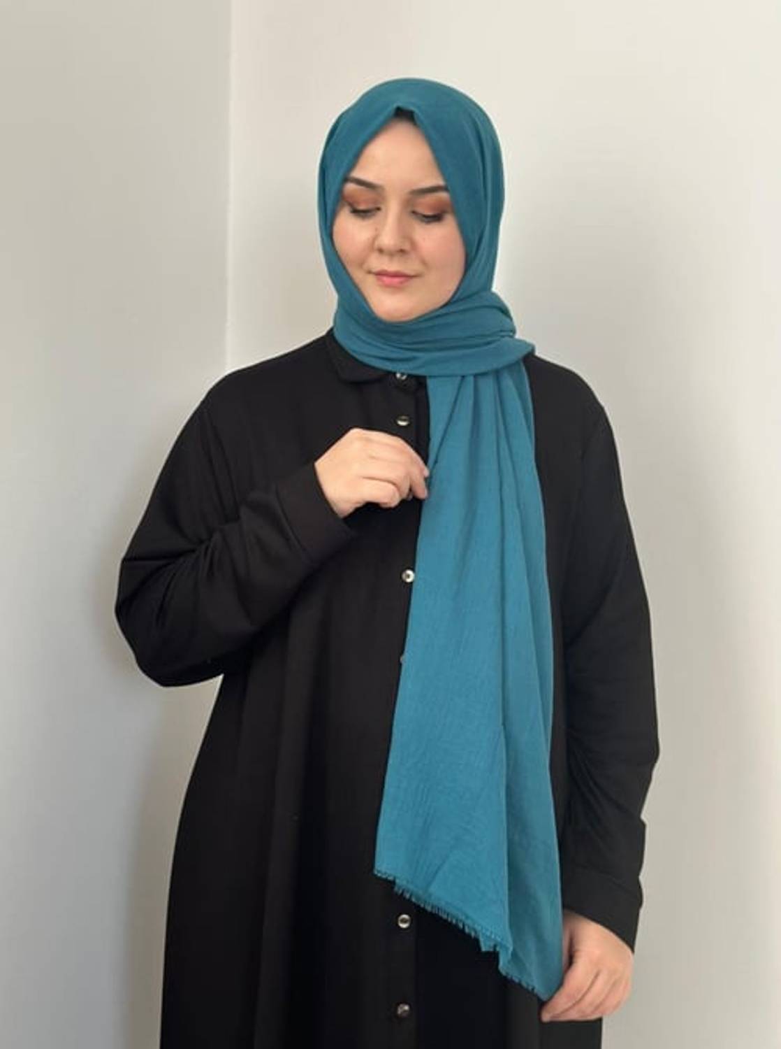 PAMUKLU ŞAL PETROL MAVİSİ