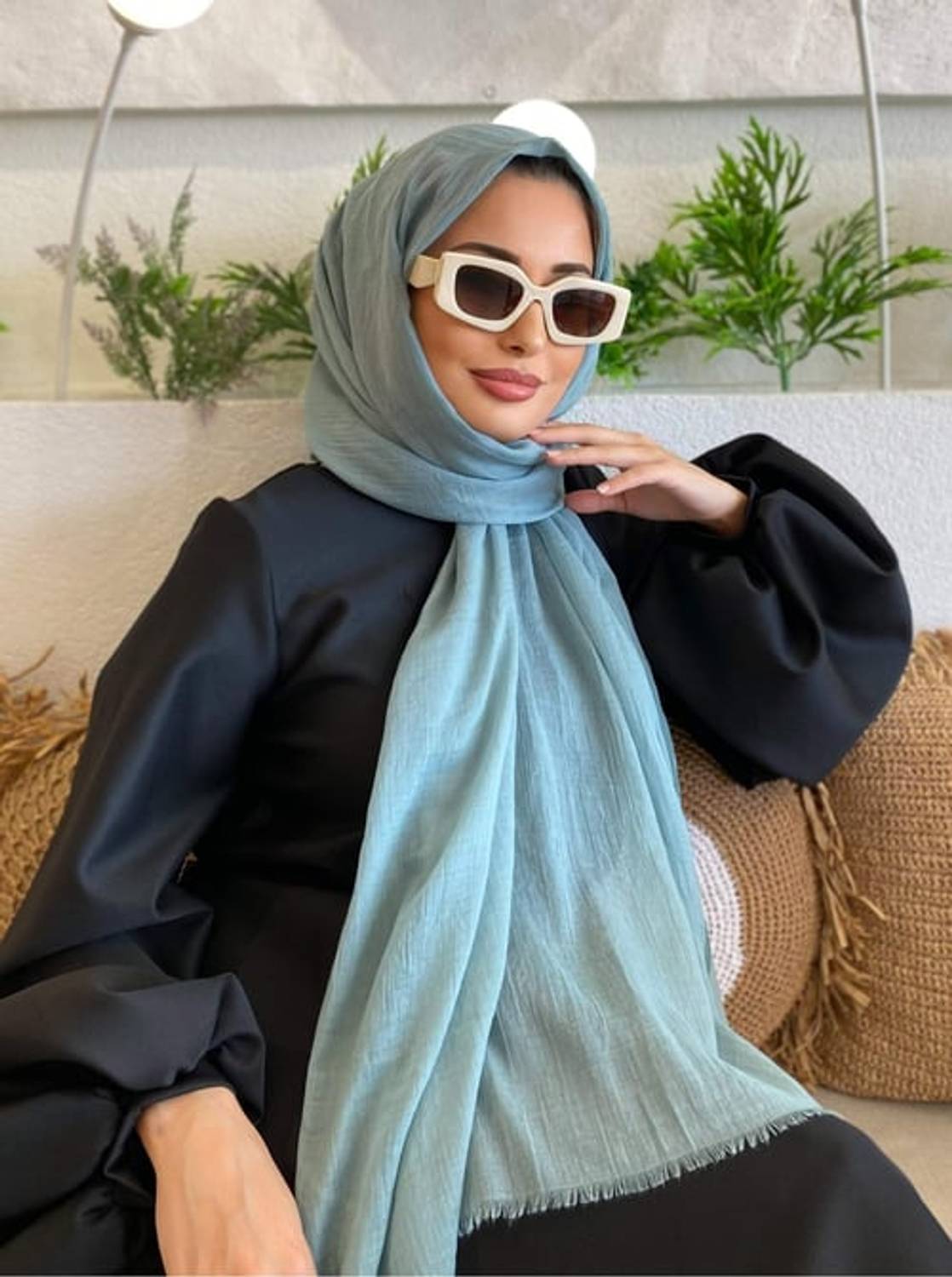 PAMUKLU ŞAL SU YEŞİLİ