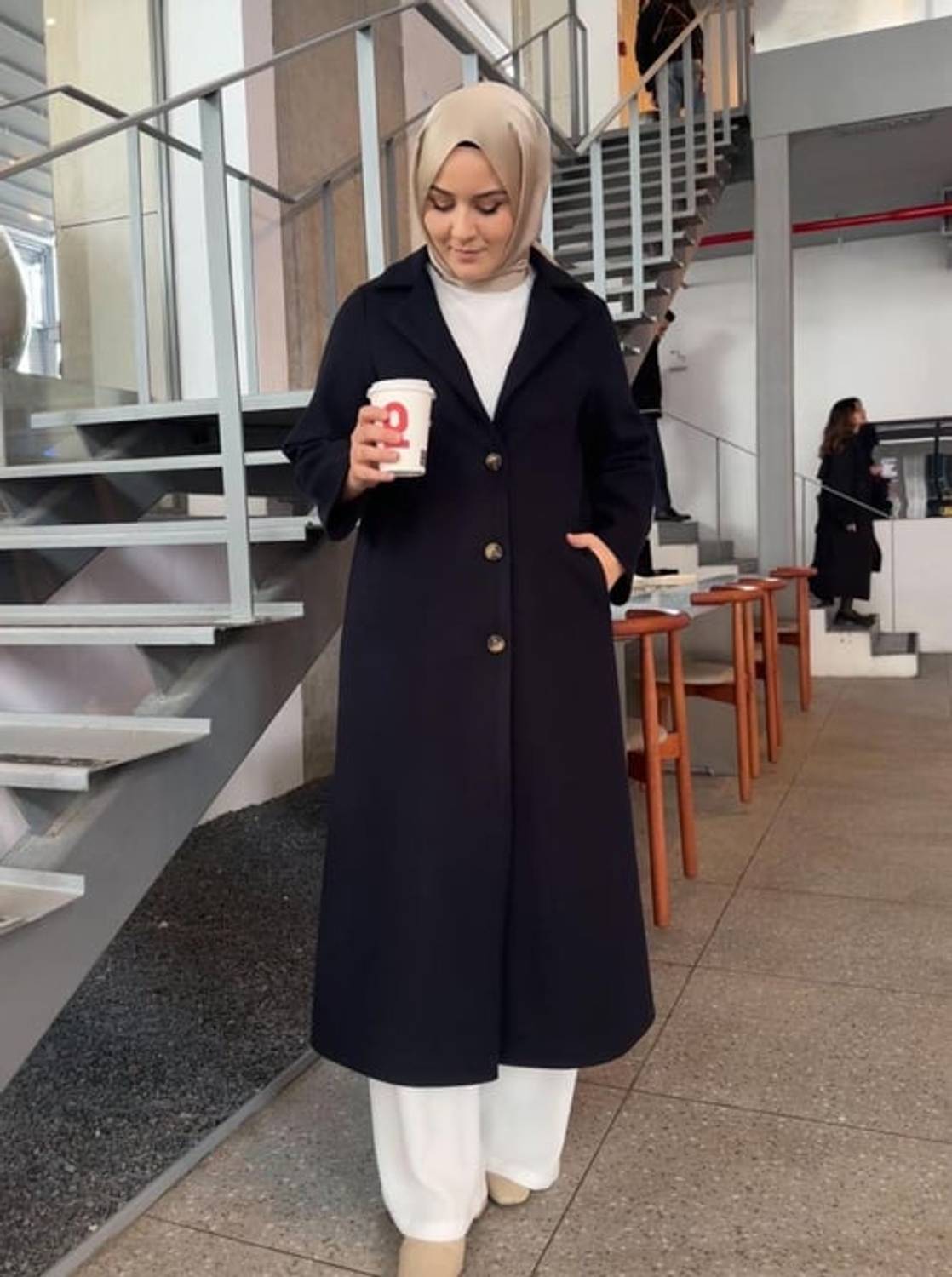 KAŞE KABAN LACİVERT