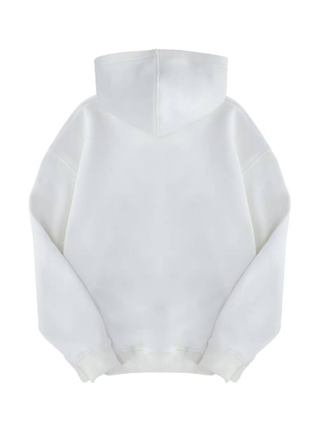 KAPŞONLU BASİC SWEATSHİRT BEYAZ