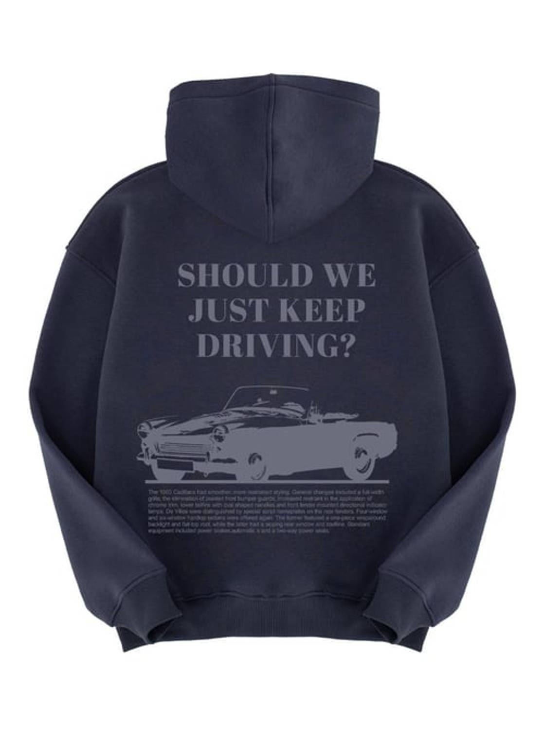 Unisex Car Sweatshirt Hoodie Antrasit