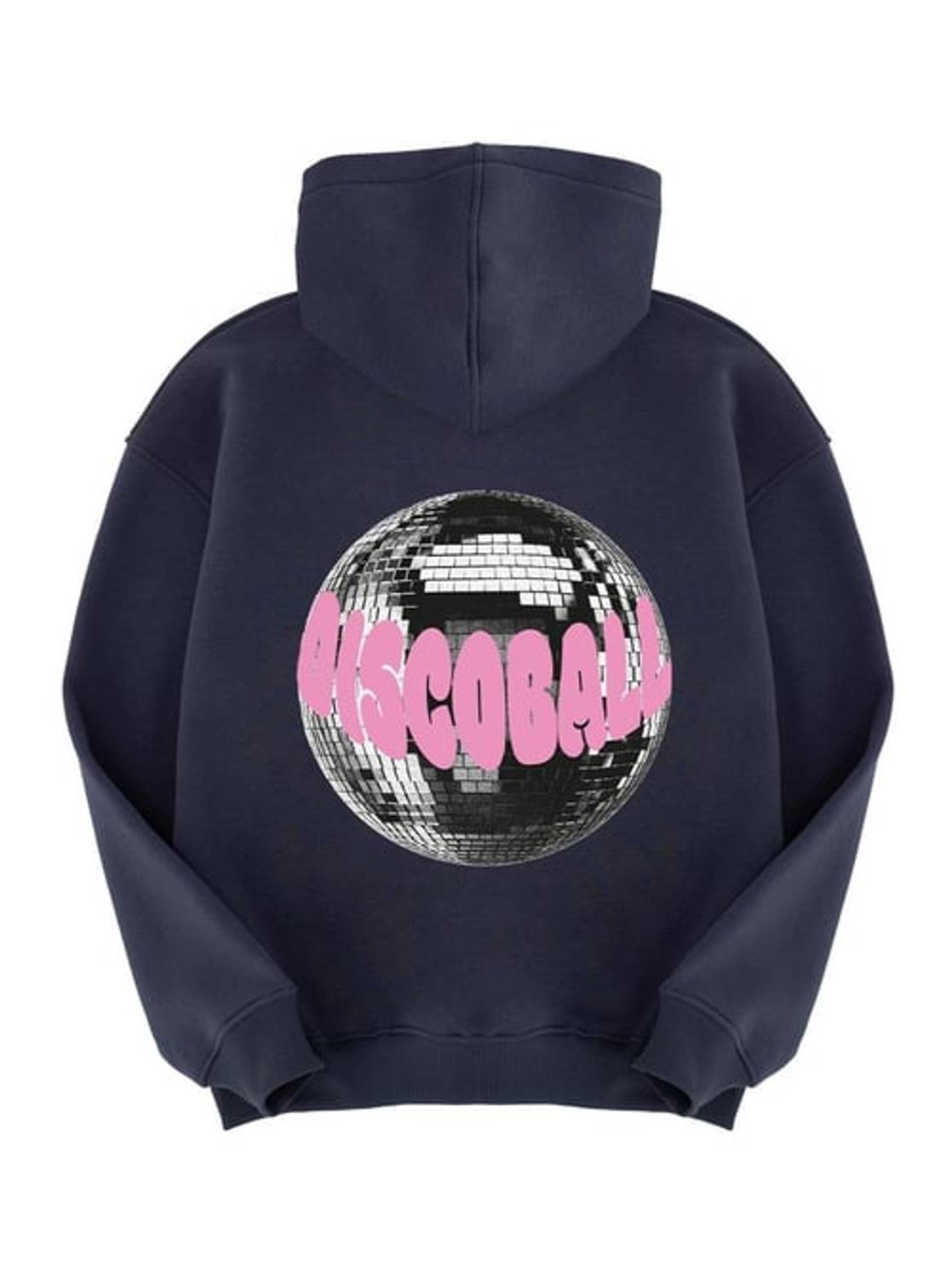 Unisex Discoball Sweatshirt Hoodie Antrasit