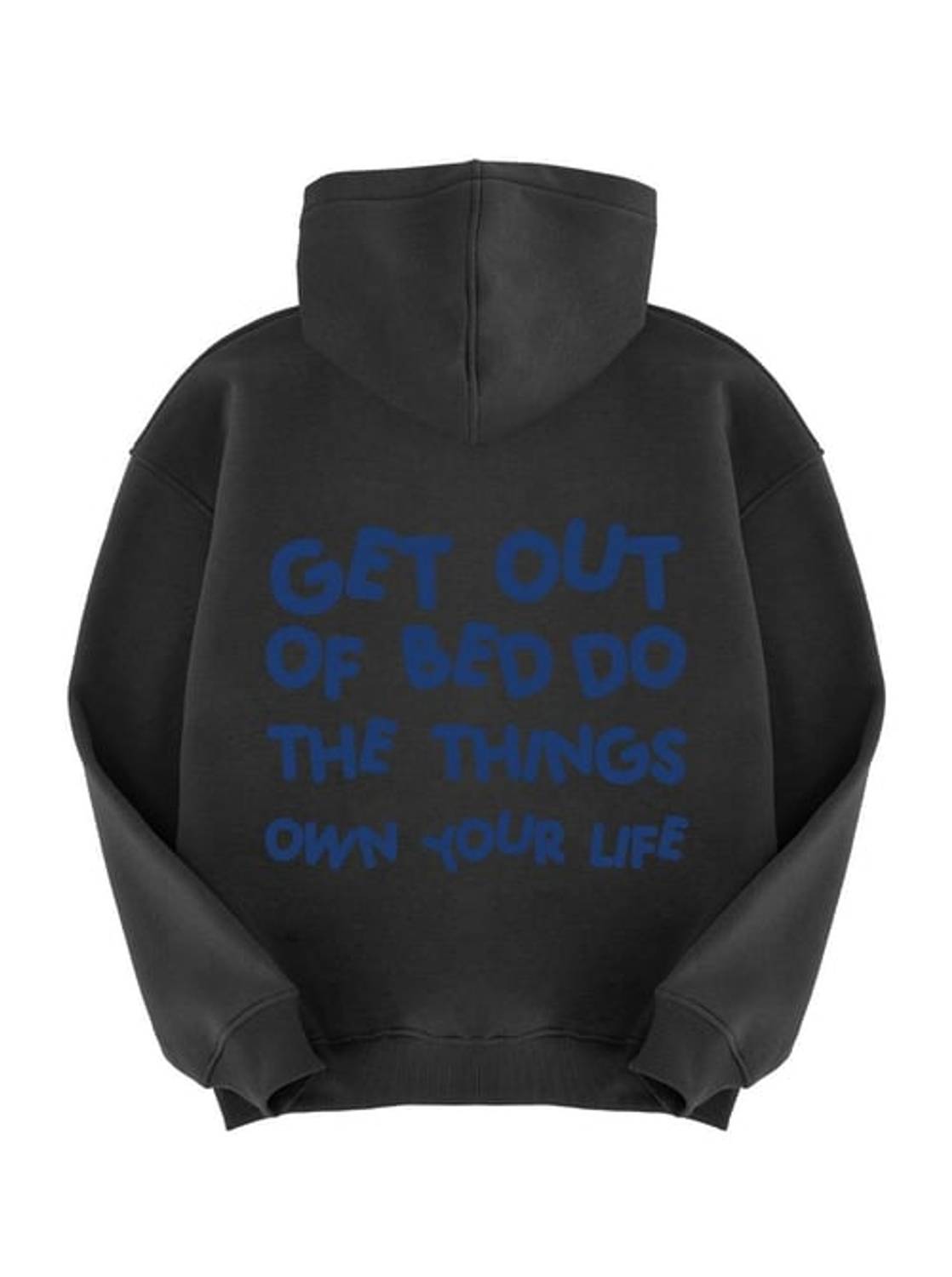Унісекс худі "Get Out" чорний, 100% бавовна, надзвичайно комфортний, оверсайз, доступні розміри XL/XXL, XS/S, M/L