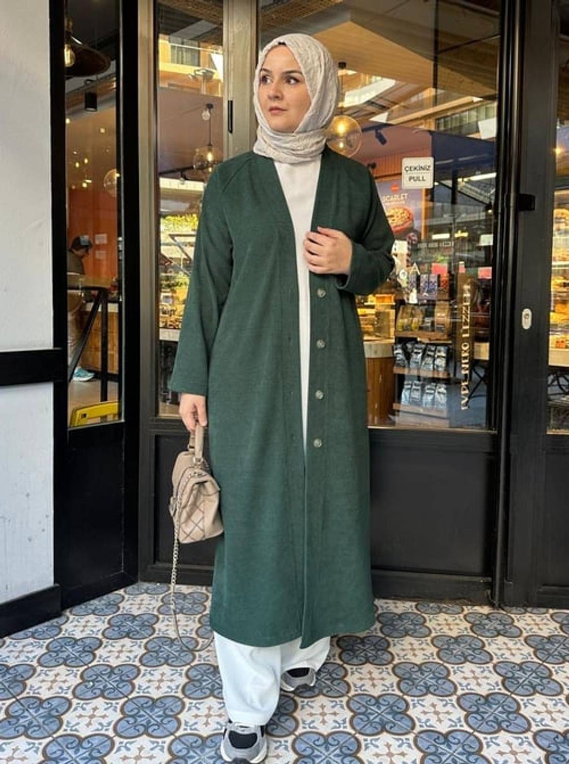 Жіноча зелене кардиган з вельвету, розміри 36-52, ідеально підходить для стильного образу