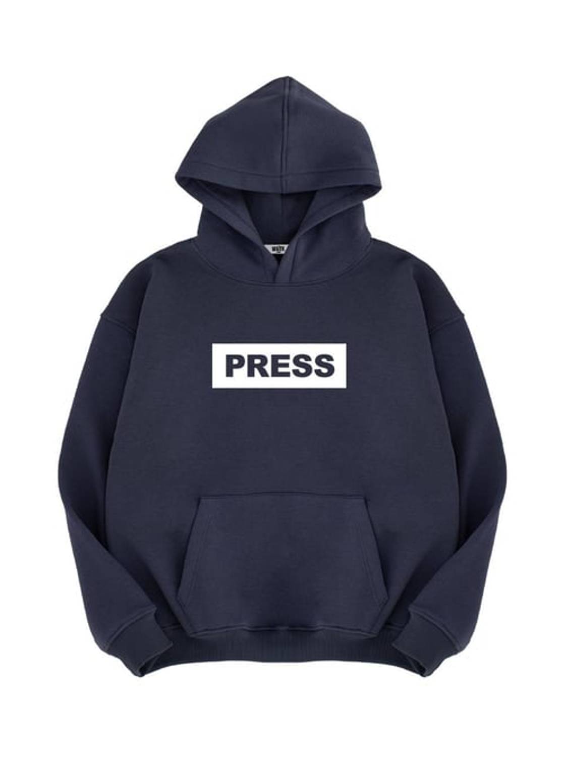 Унісекс худі з капюшоном крафтового антрацитового кольору, 100% бавовна, oversize, з низькими рукавами