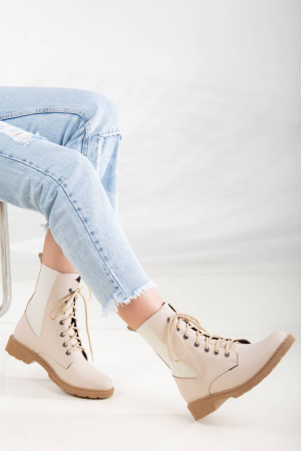 Yoko Women's Elastic Boots SKIN SKIN