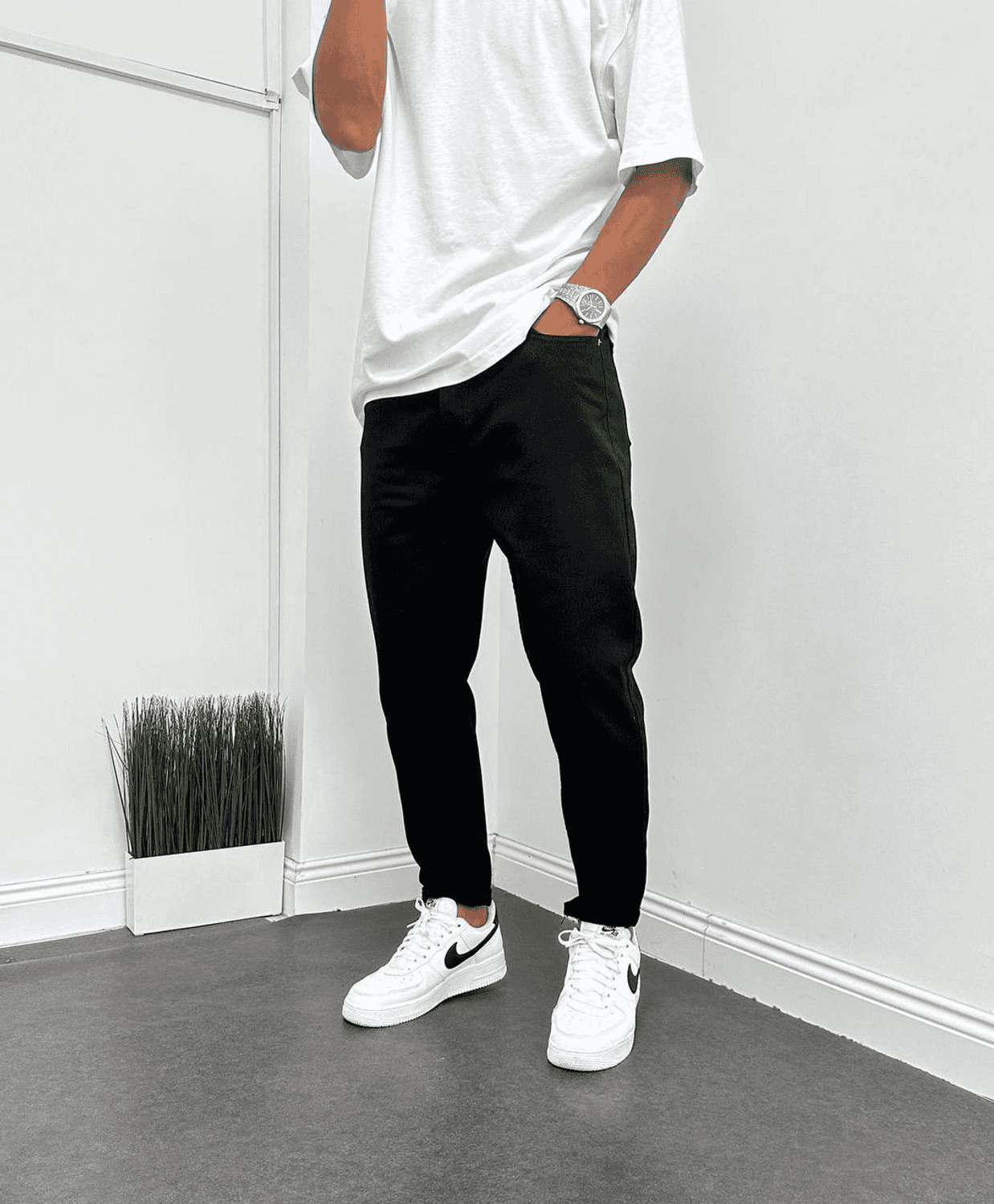 Чоловічі вузькі джинси без еластану - чорні, slim fit, для різних розмірів від 29 до 36, м'яке чищення, стильний дизайн