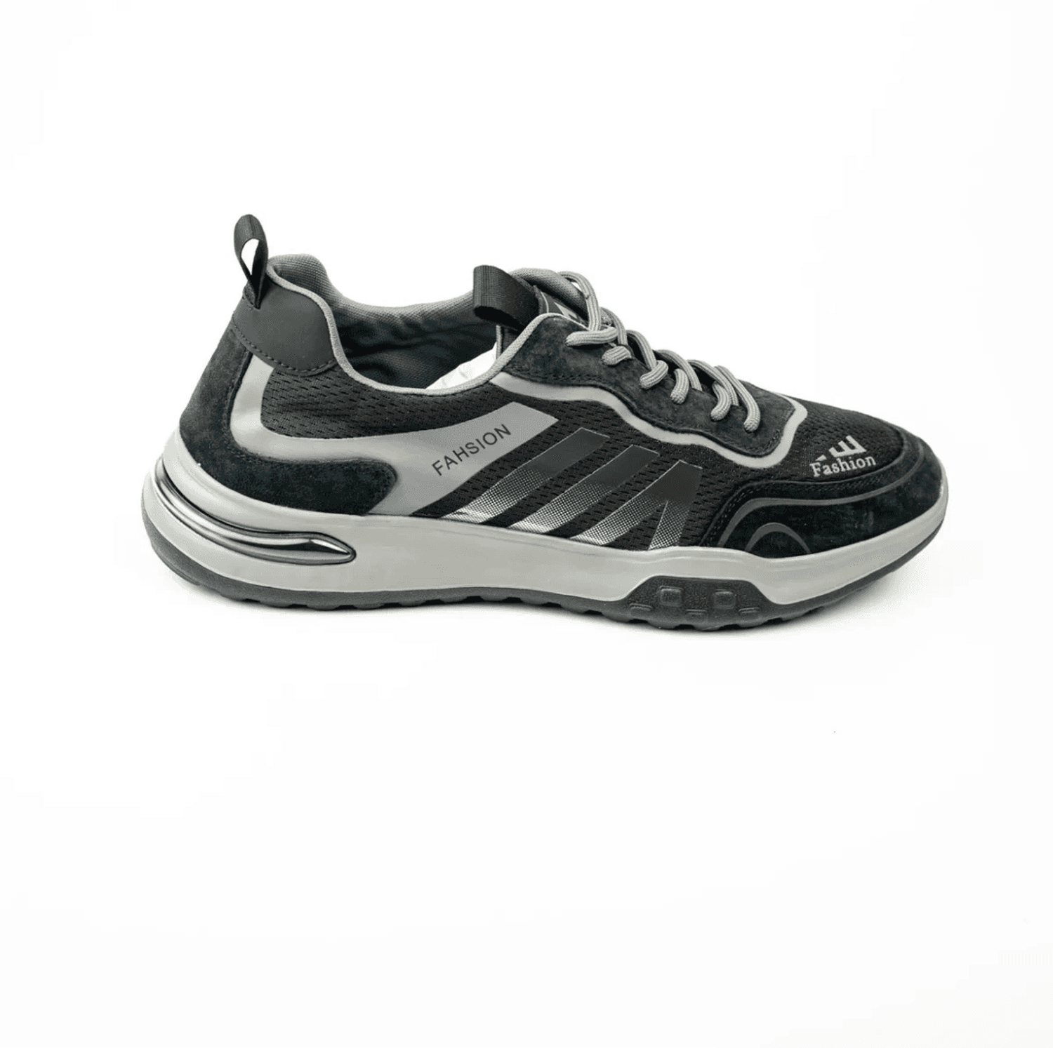 Чоловічі повсякденні ортопедичні спортивні кросівки з розумною підошвою - темно-сині, натуральна шкіра, шнурівка, імпортна підошва