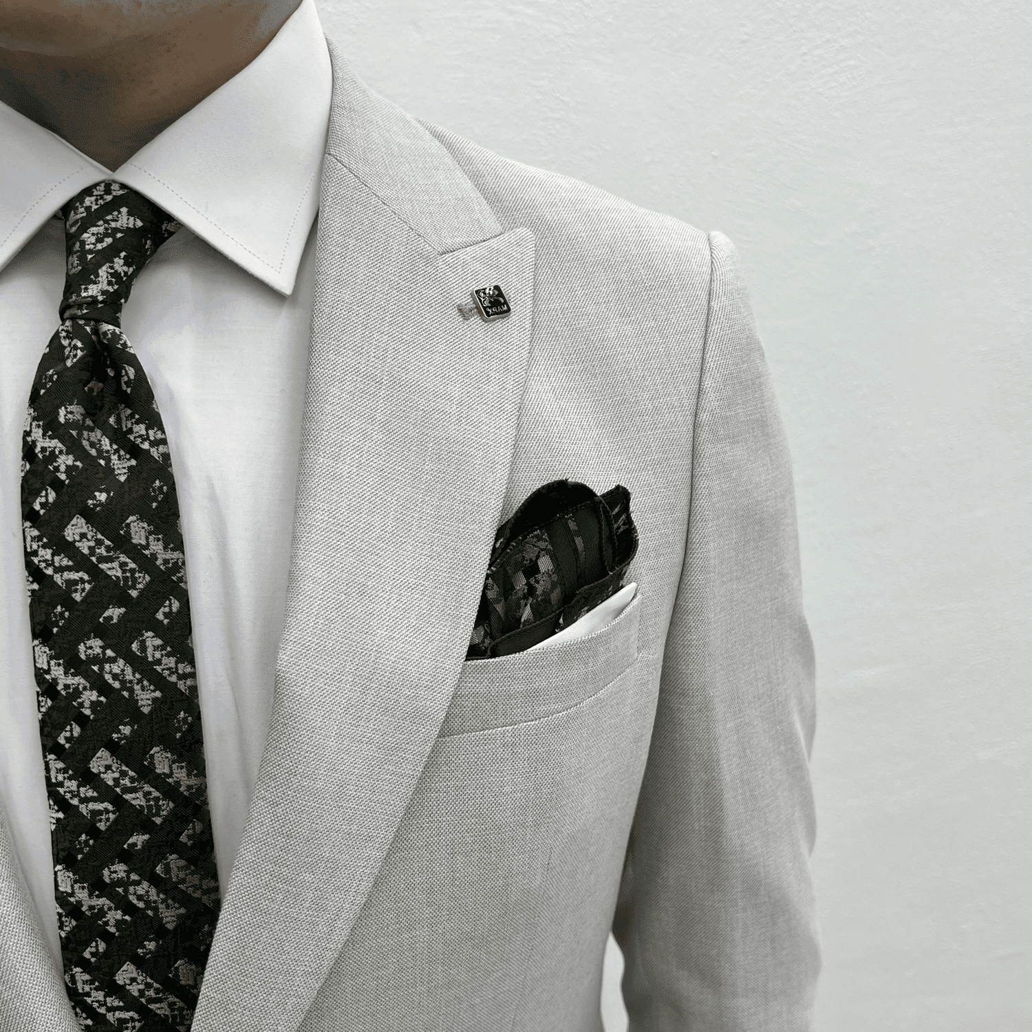 Мужской приталенный спортивный костюм - Кремовый, жакет и брюки, только сухая чистка, размеры 46-56