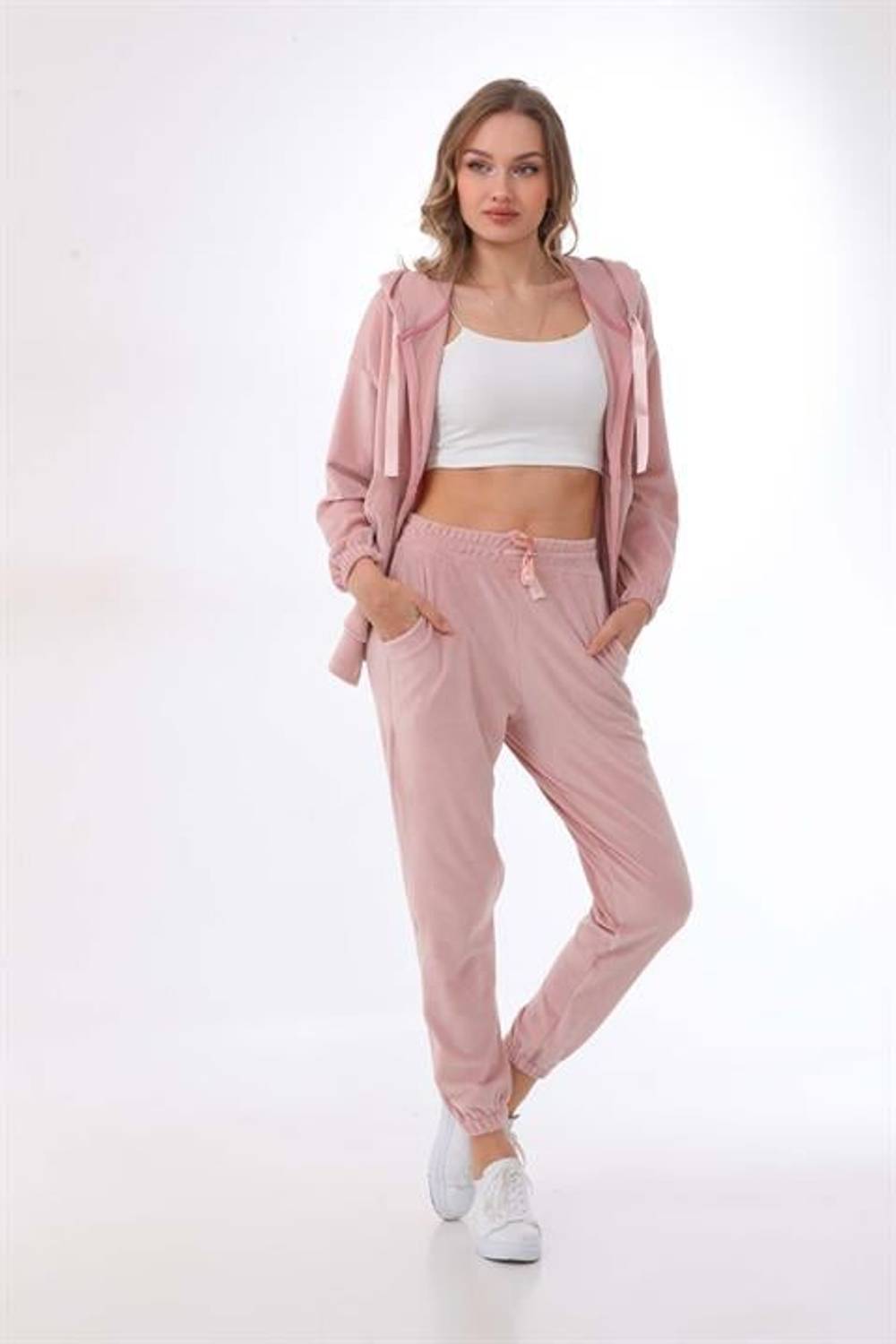 Women's PUDRA Plush Velvet Double Set