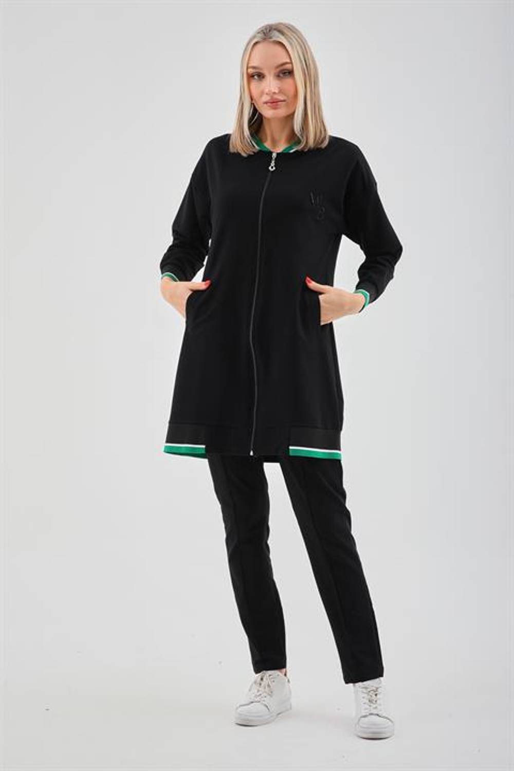 Hijab Daily Sports Double Suit BLACK